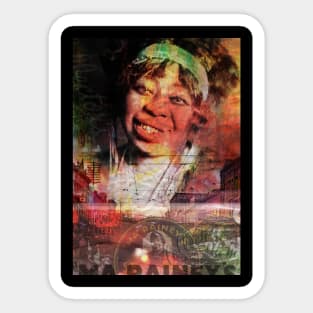 Collage Art Ma Rainey Sticker